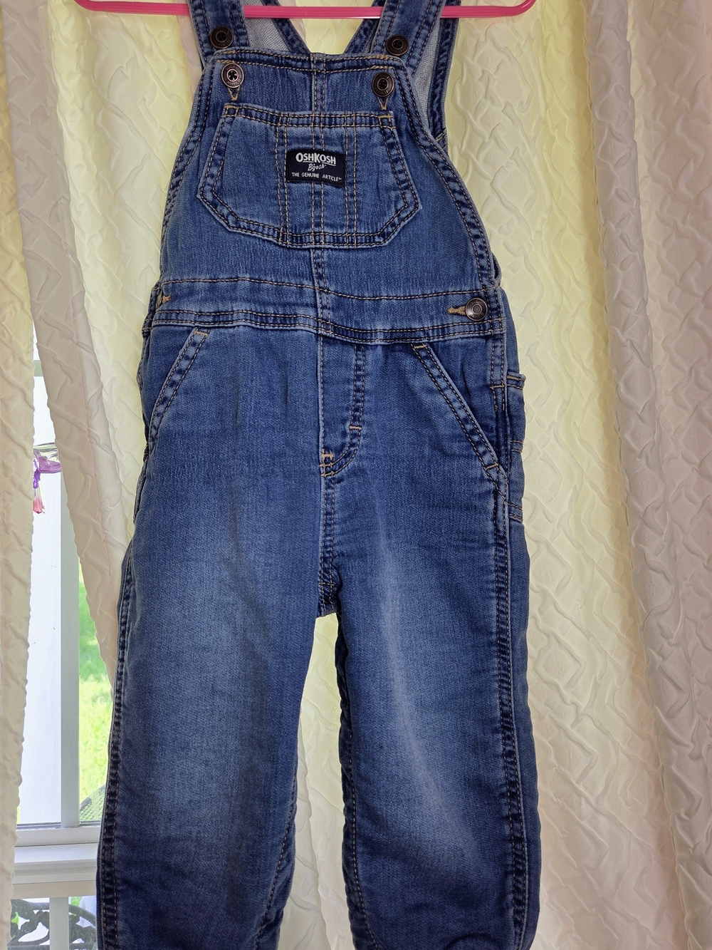 OshKosh B'gosh Blue Denim Kids Overalls Classic Comfy Timeless